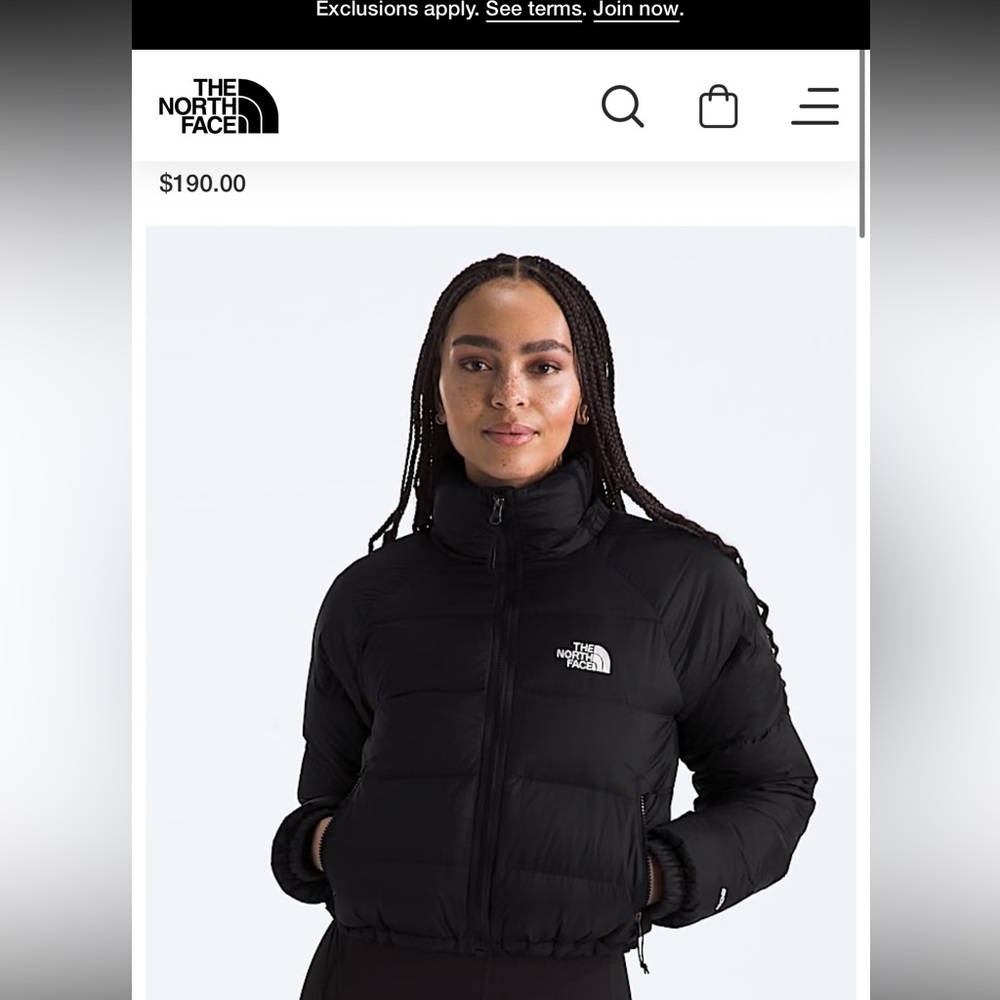 The North Face Women's Black Puffer Coat